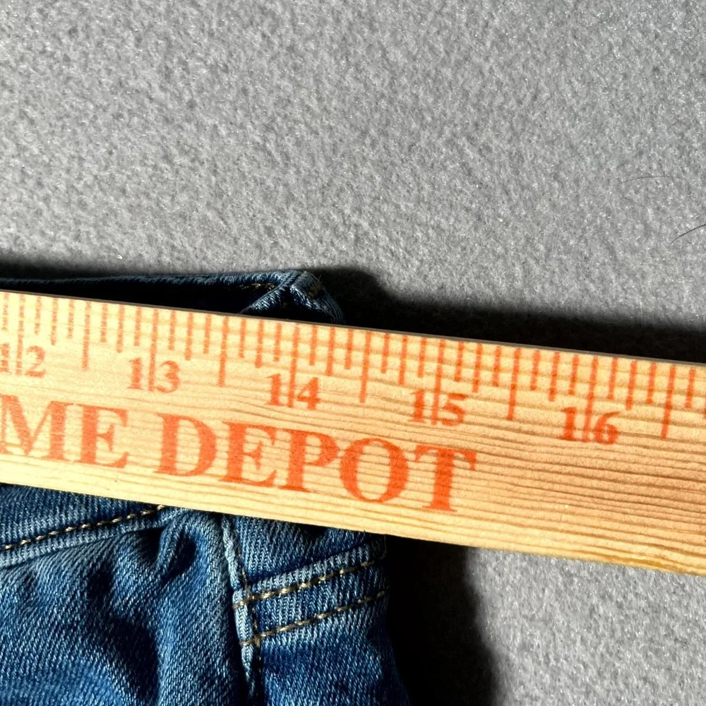 Old Navy Wow Wide Leg Jeans Womens‎ 6 Blue Denim Cotton High Rise Medium Wash